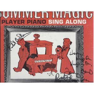 Summer Magic Player Piano Sing Along LP Disneyland Vinyl Sherman